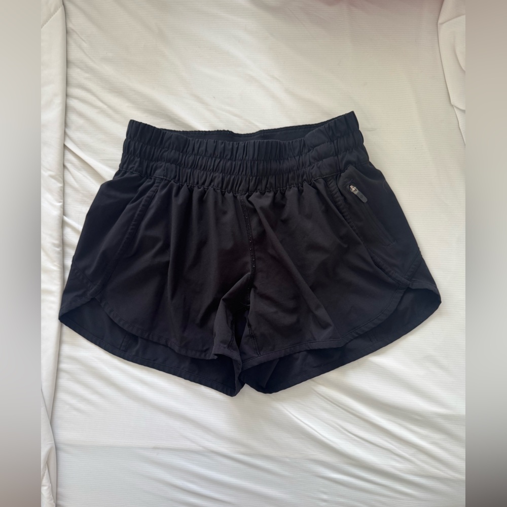 lululemon athletica Jet Black Athletic Shorts